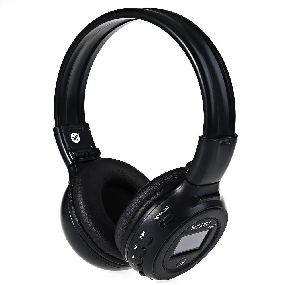 ZEALOT B570 Bluetooth wireless headband headset in five colour options: black, blue, brown, red, white.