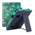 Kindle Paperwhite5 2021 leather case in various colours with an integrated wrist strap bracket.