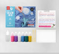 Hand painted doodle educational toys floating painting gouache art set with pigment tubes and drawing paper