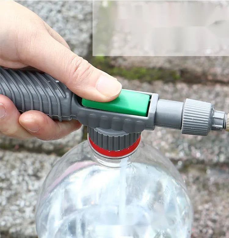 Universal plastic watering sprayer nozzle and tube for cola and sprite bottles