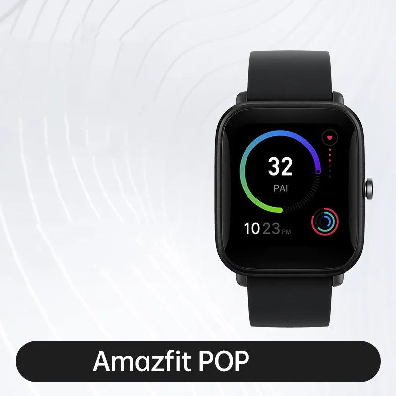 Smartwatch with blood oxygen monitoring on wrist showing GPS tracking and waterproof design