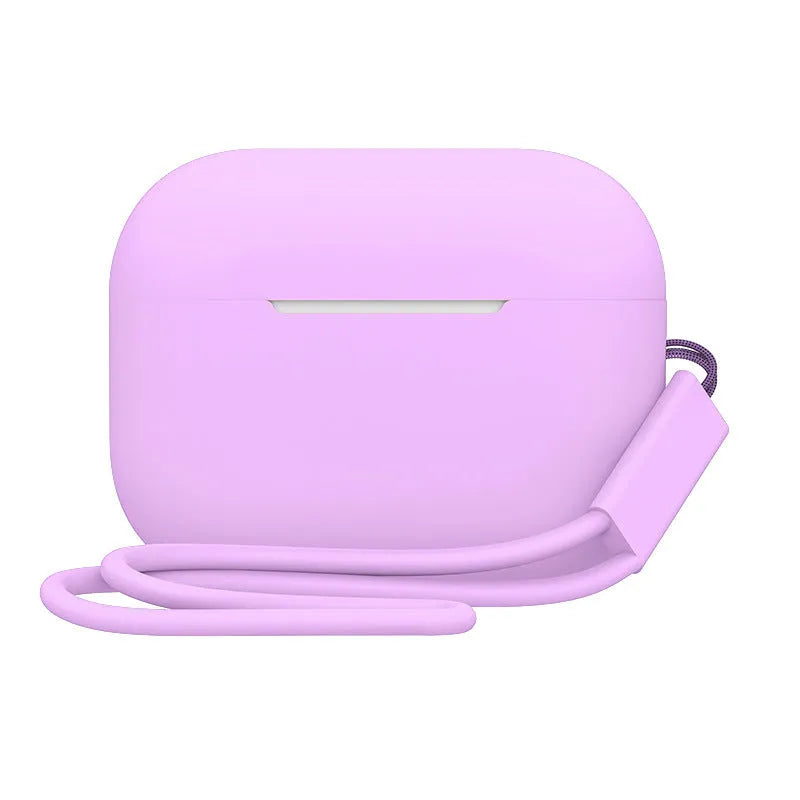 AirPods Pro 2 silicone protective case with lanyard in multiple colour options