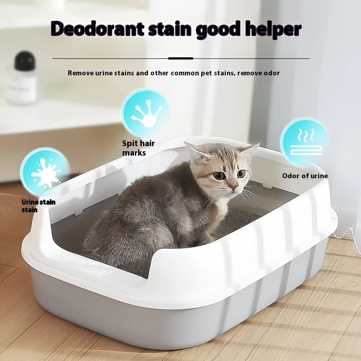 Iron Hammer pet deodorant spray 946ml large bottle for cat and dog urine odour and stain removal