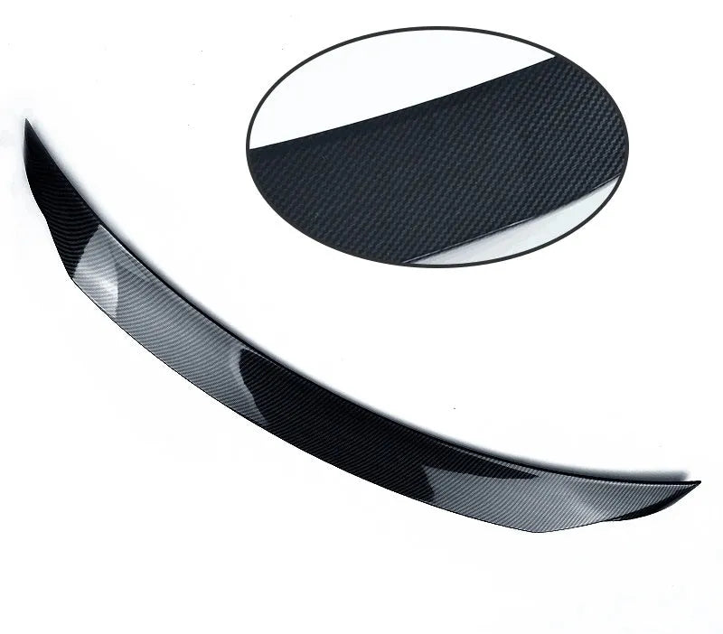 Mazda 3 Axela modified tail trim in bright black finish for 2014-2021 models