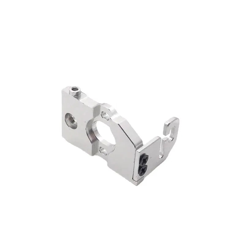 Metal motor holder for 1/28 Weili remote control car, 30.4mm x 20mm x 17.6mm, blue colour