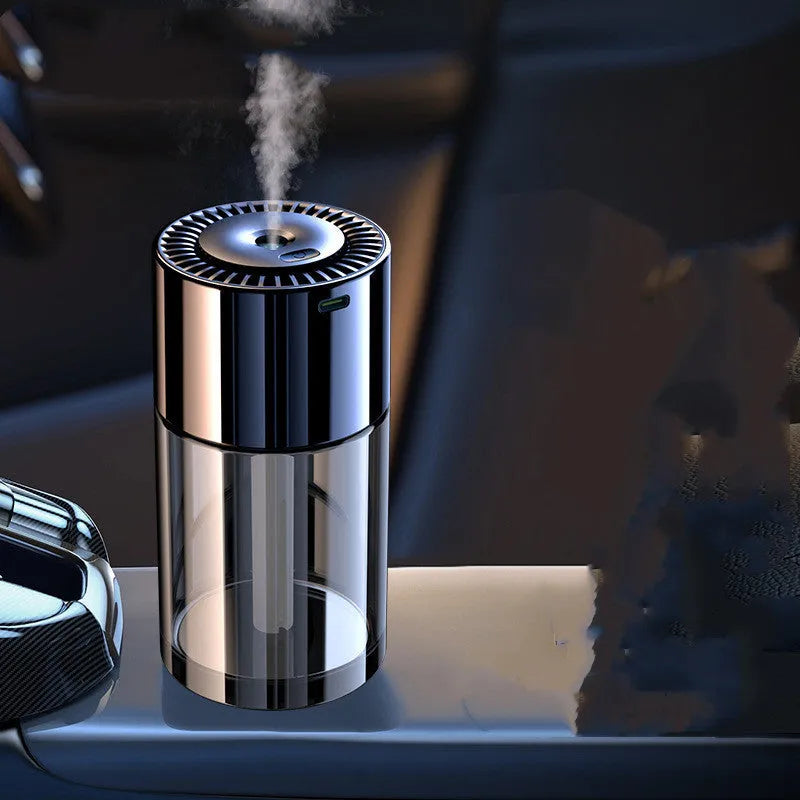 AI intelligent spray perfume humidifier with glass perfume seat and USB plug-in connection
