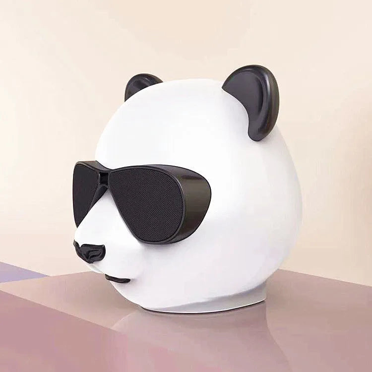 Classic style portable mini Bluetooth speaker showing front grill and likely control buttons.