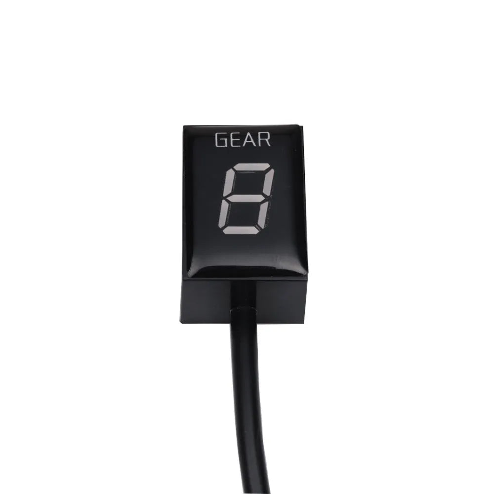 GIPRO DS gear indicator by HealTech Electronics for motorcycles with ECU reading