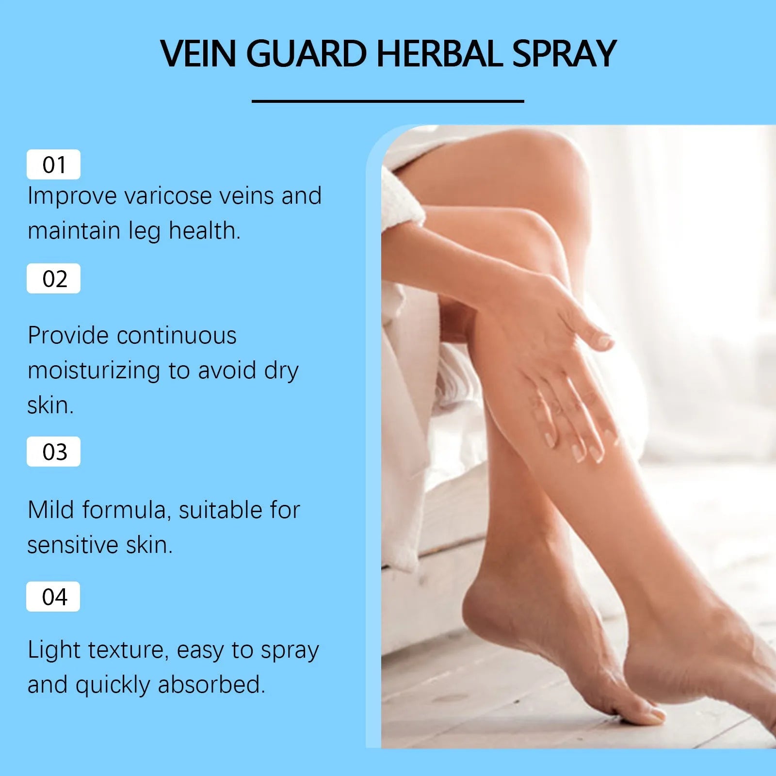 30ml herbal body care spray bottle with menthol and botanical ingredients for personal cooling application