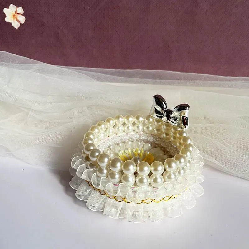 Clear acrylic handmade DIY beaded jewellery box in Nordic style, see-through storage box for beads.