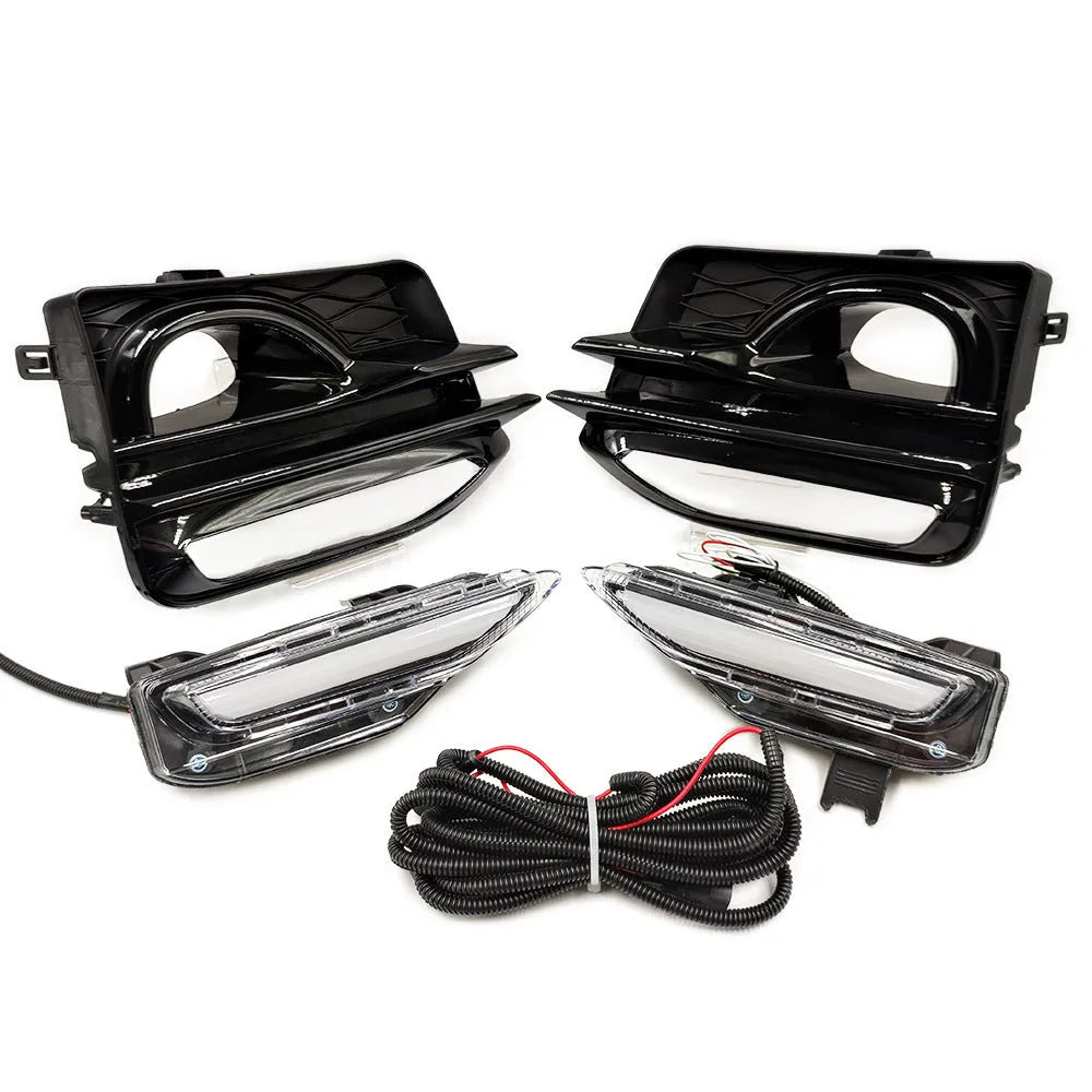 Infiniti Q50 Q70 front bumper LED turn signal and daytime running lamp assembly