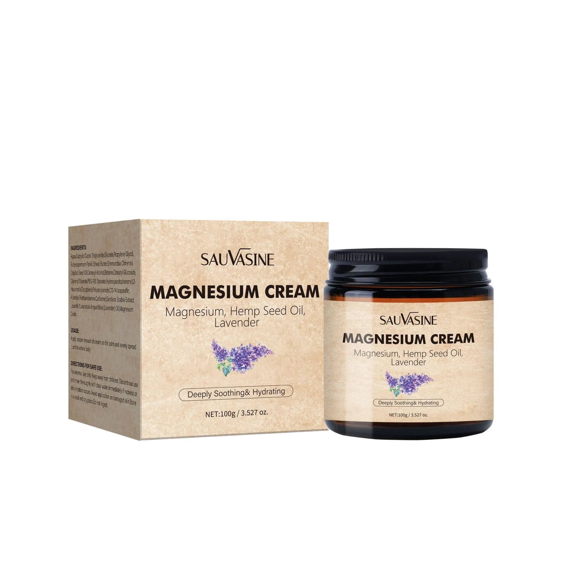 100g night moisturising cream jar for face and body, suitable for all skin types and ages