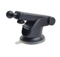 Universal car phone bracket with telescopic rod for dashboard mounting
