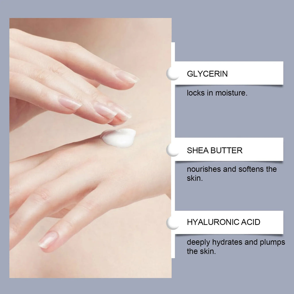 30g tube of moisturising fragrance hand cream with hyaluronic acid