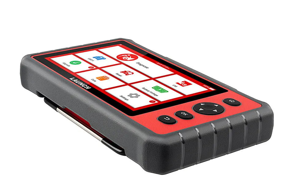 Red car fault decoder with 7 inch IPS touch screen, Android 7.1, and 6000mAh battery