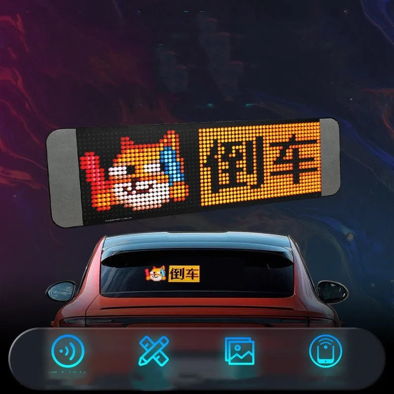 Bluetooth digital display screen with remote control and voice operation features