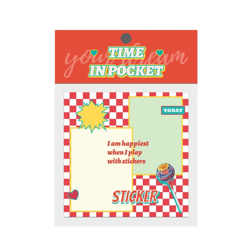 Korean note paper notepad with tear-off sheets showing Long Dream and Trick-or-Treat colour options