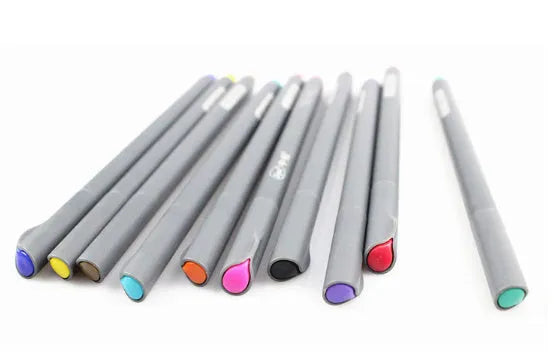 Hook line pen set with 0.38mm tip for architectural drawing and mobile artwork