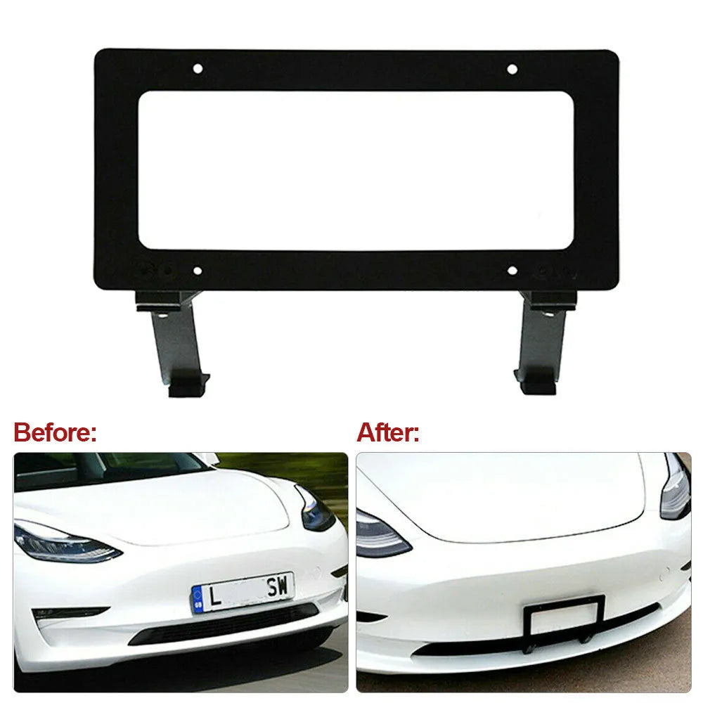 American-style aluminium alloy license plate bracket for Tesla Model 3 and Model Y