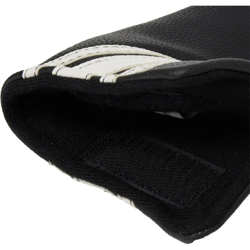 Black PU leather golf push rod sleeve case for club shaft protection