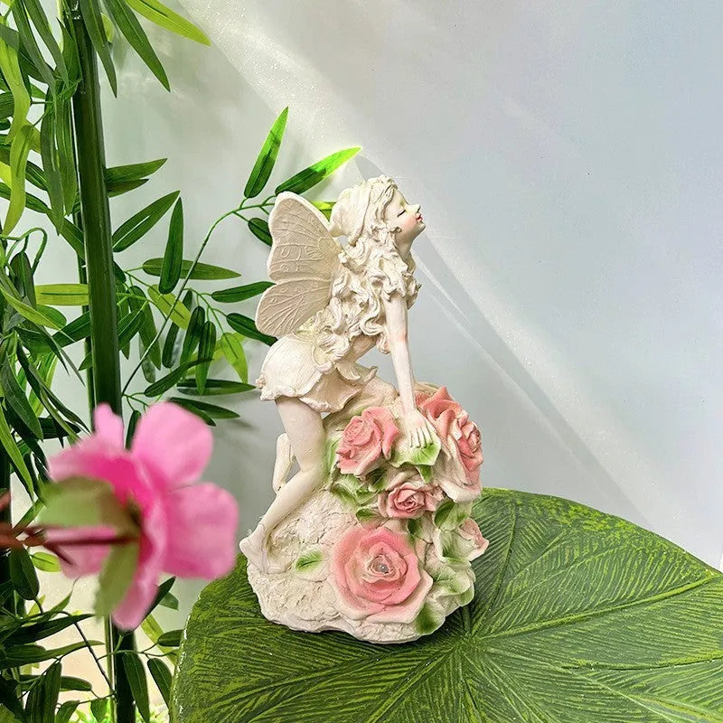 FARCENT resin statue ornament fairy character European style home decor