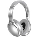 Retro style wireless Bluetooth headset in vintage brown colour with head-mounted design