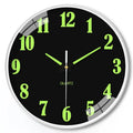 8 inch diameter luminous wall clock with modern plastic shell in colour option YG010.