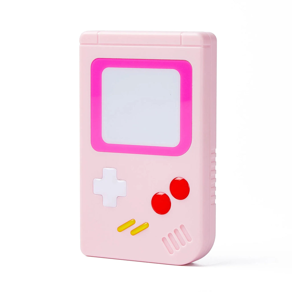 Nintendo Switch game card storage box in blue, pink or white, showing compact size