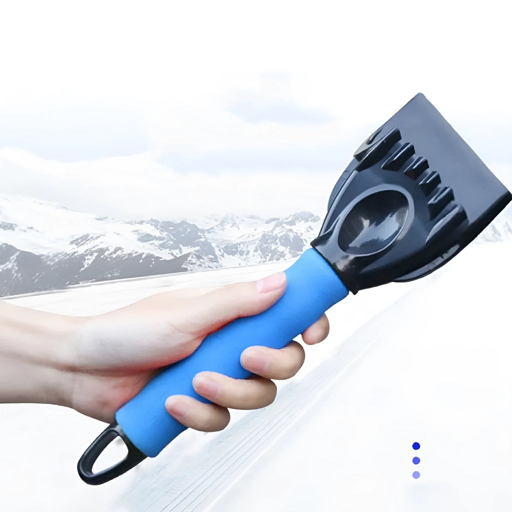 Plastic de-icing snow shovel for car front windshield winter ice cleaning tool