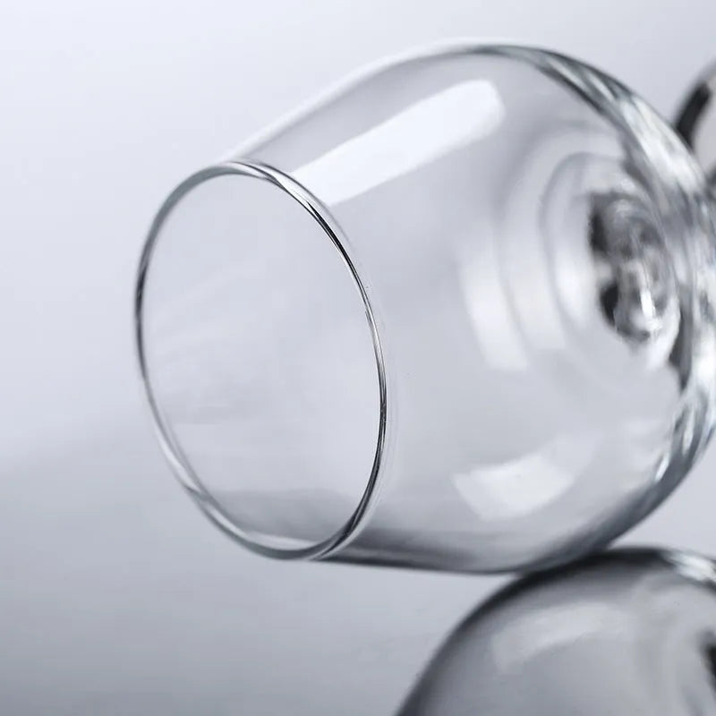440ml low foot spirits glass with simple Nordic style, made from glass for brandy and wine