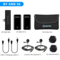 BY-XM6 clip-on wireless microphone transmitter for mobile phone SLR camera recording