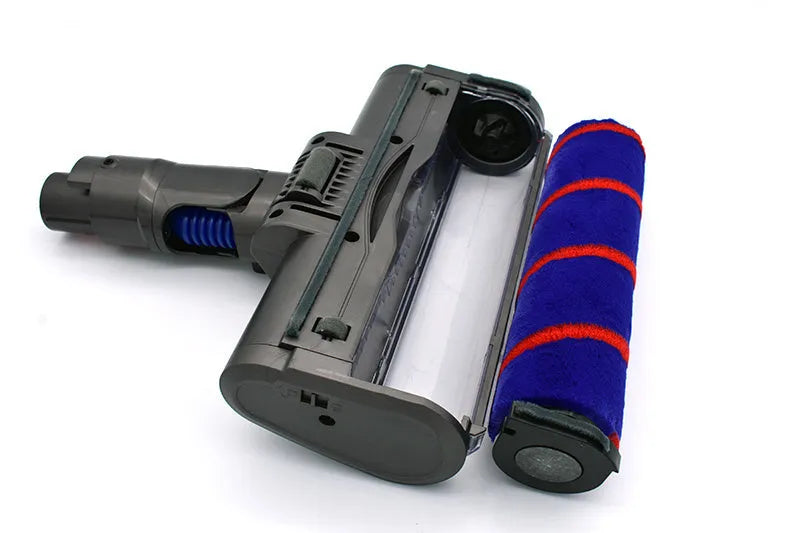 Dyson V7 V8 V10 V11 compatible replacement vacuum floor brush head with soft velvet roller.
