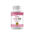 Female care herbal supplement capsules with plant extracts including fenugreek and black cohosh