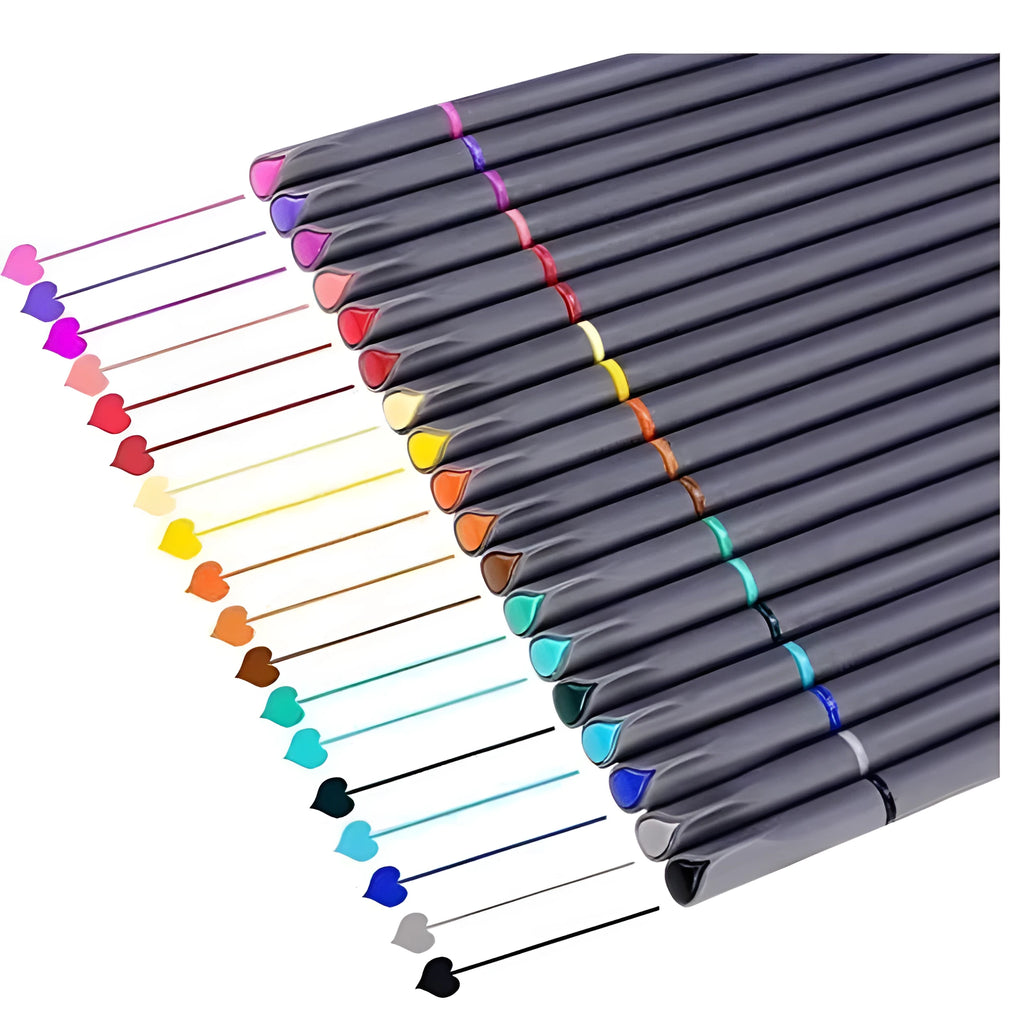 Watercolour pencils in a plastic body, available in 12, 18 and 24 colour sets for oil painting supplies