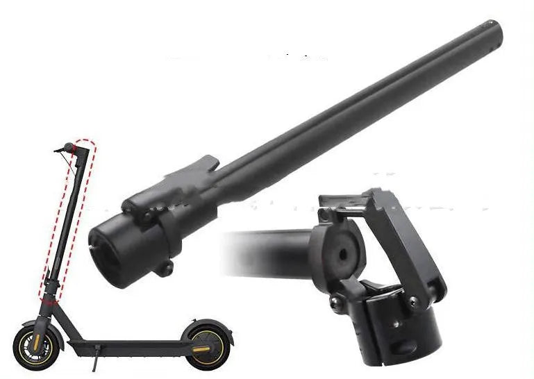 Black folding upright bar accessory for Nanbo No. 9 electric scooter.
