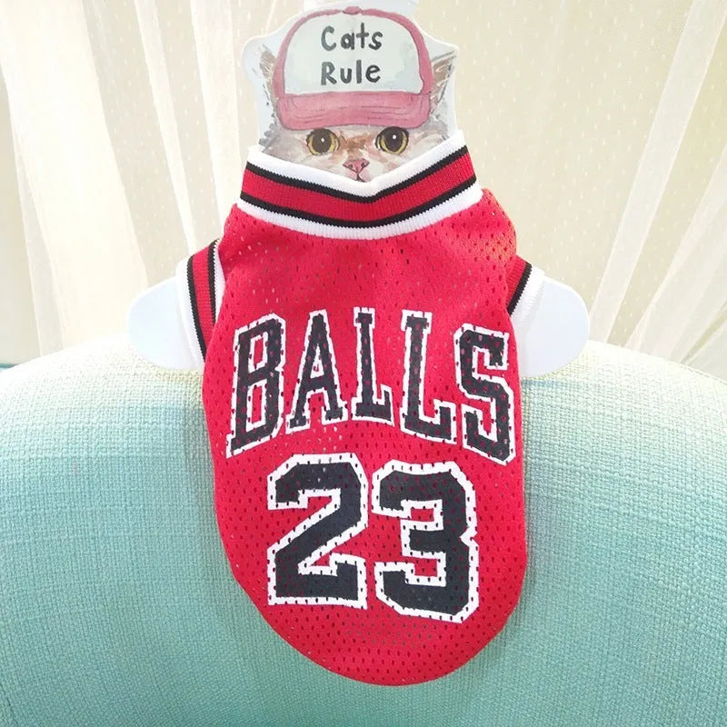 Dog wearing black polyester fashion sweatshirt vest, casual pet clothing
