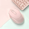 Wireless Bluetooth mute rechargeable optical mouse, 1600dpi, 2.4GHz USB, 104-66-38mm, 80g, laptop mouse