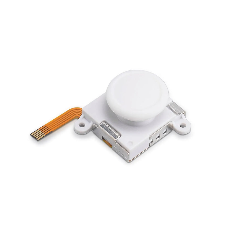 Single black Hall effect joystick replacement part for PS5, PS4, Switch and Xbox controllers.