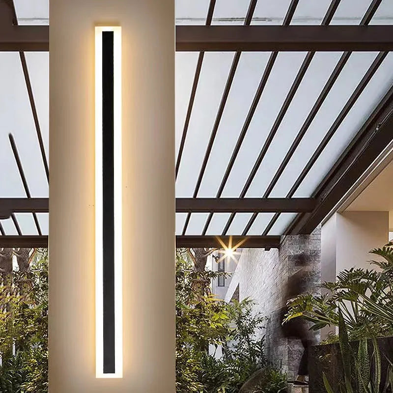 30cm outdoor waterproof wall lamp with IP65 rating and remote control in StyleB design