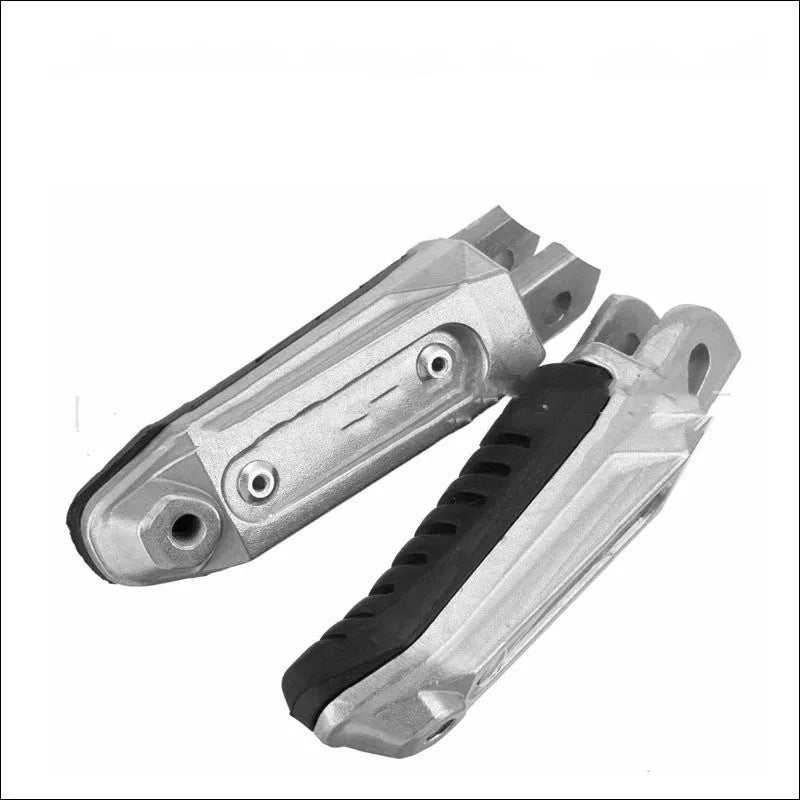 Black aluminium alloy motorcycle footpeg set for Suzuki sport and touring bike models