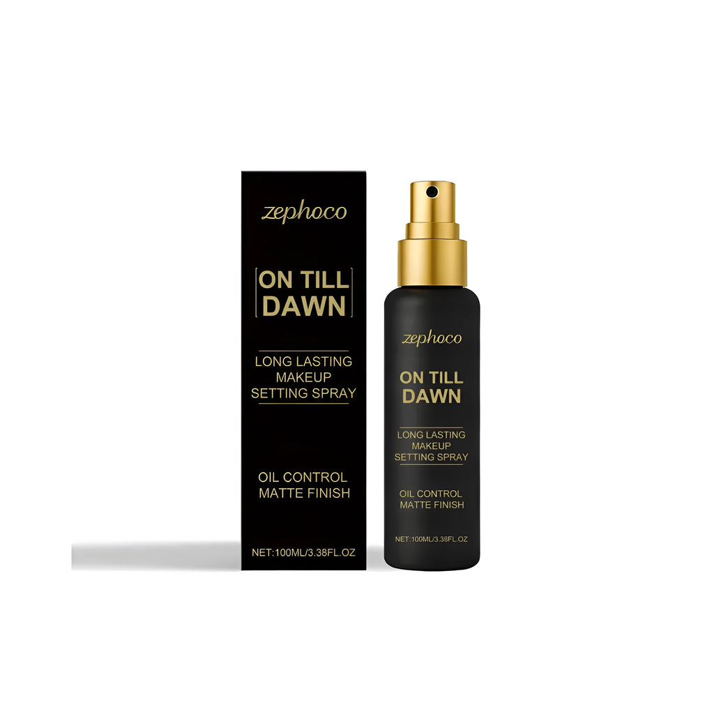 100ml makeup setting spray bottle with hyaluronic acid for oil control and long wear