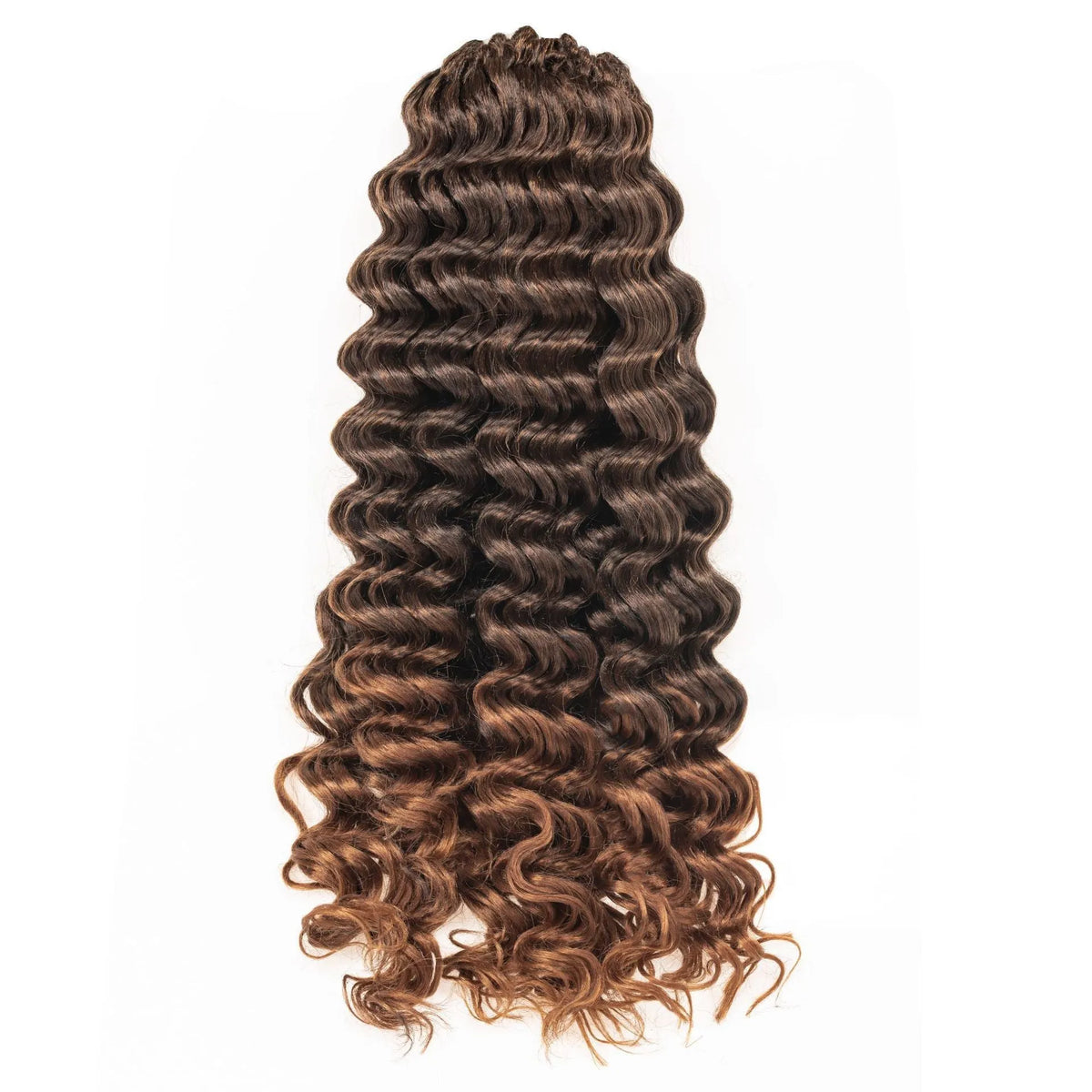 Long curly wig with side bangs, domestic silk, available in 10 to 22 inch lengths and six colour styles