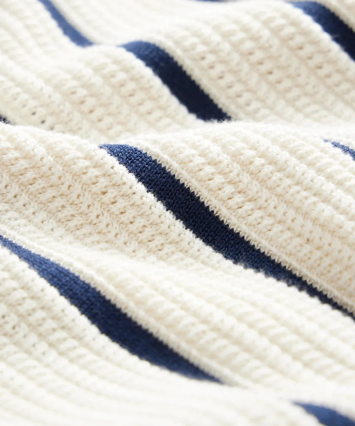 Men's white asymmetric lapel short sleeve knitted shirt with stripe pattern