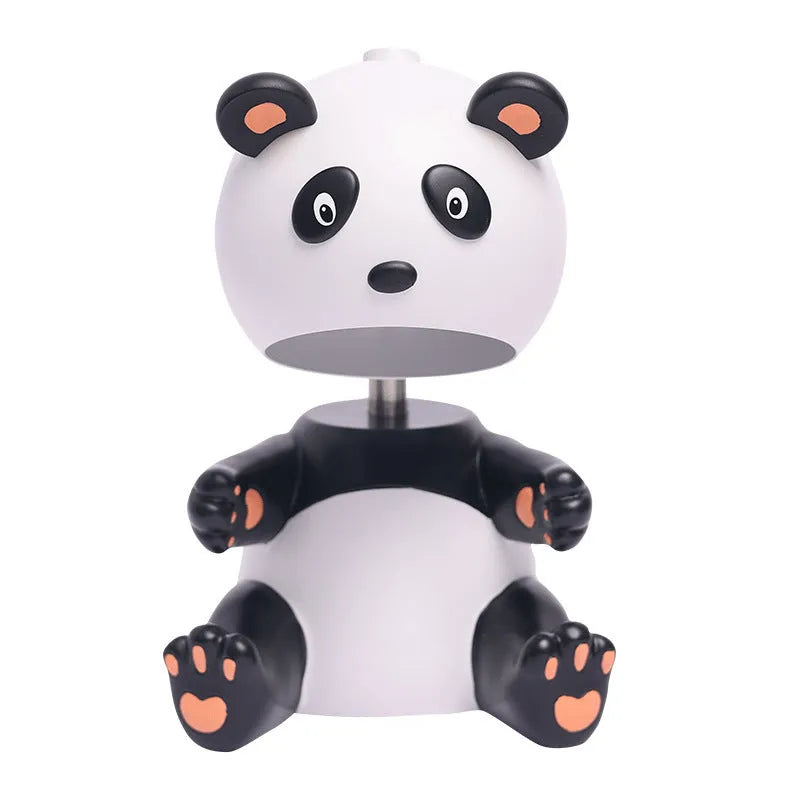 Panda aromatherapy wax home table lamp with soft night light and timer, modern simplicity style