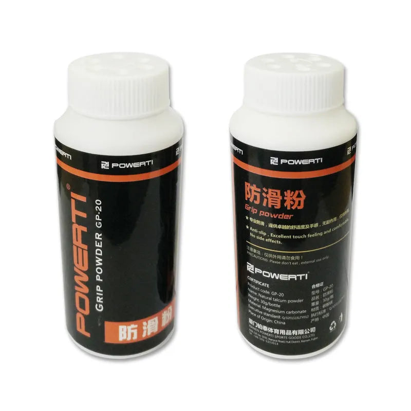 White magnesium carbonate anti-slip powder container for sports like badminton and weightlifting