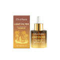 Shining black 30ml bottle of skincare body liquid with glycerin, aloe and green tea extracts