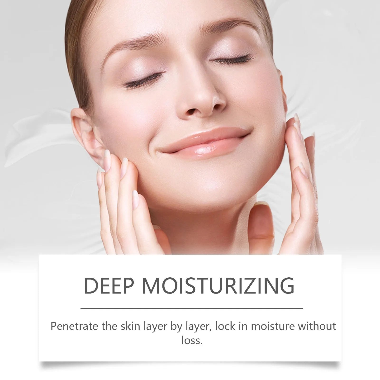 Four collagen facial sheet masks showing 23.5x16.8cm size for skincare application