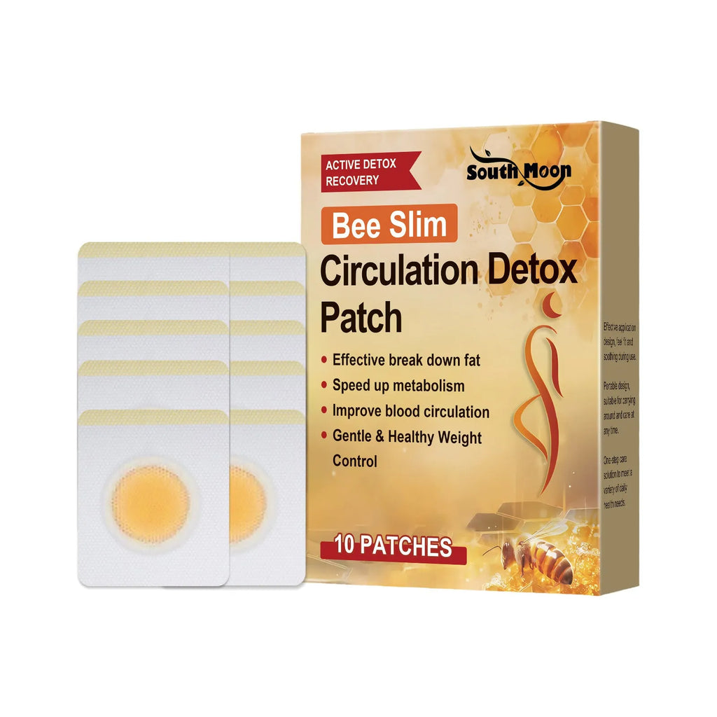 10 herbal body shaping navel patches with bee venom and argy wormwood ingredients