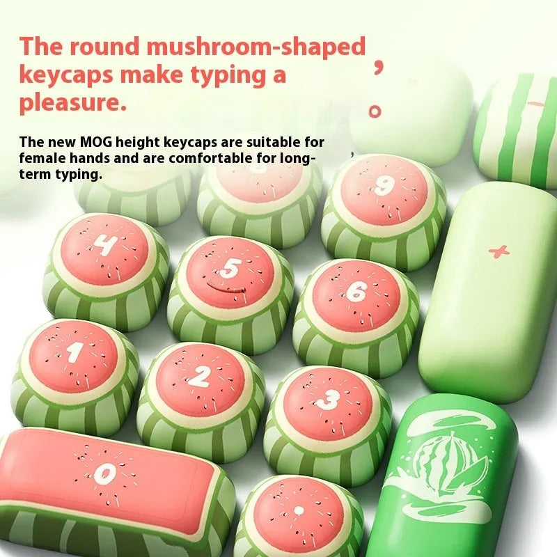 Xia Yang Watermelon theme mechanical keyboard key caps with five-sided sublimation printing