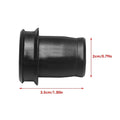 Black PVC car cigarette lighter dust plug showing its 33cm length and 2cm diameter plug end.